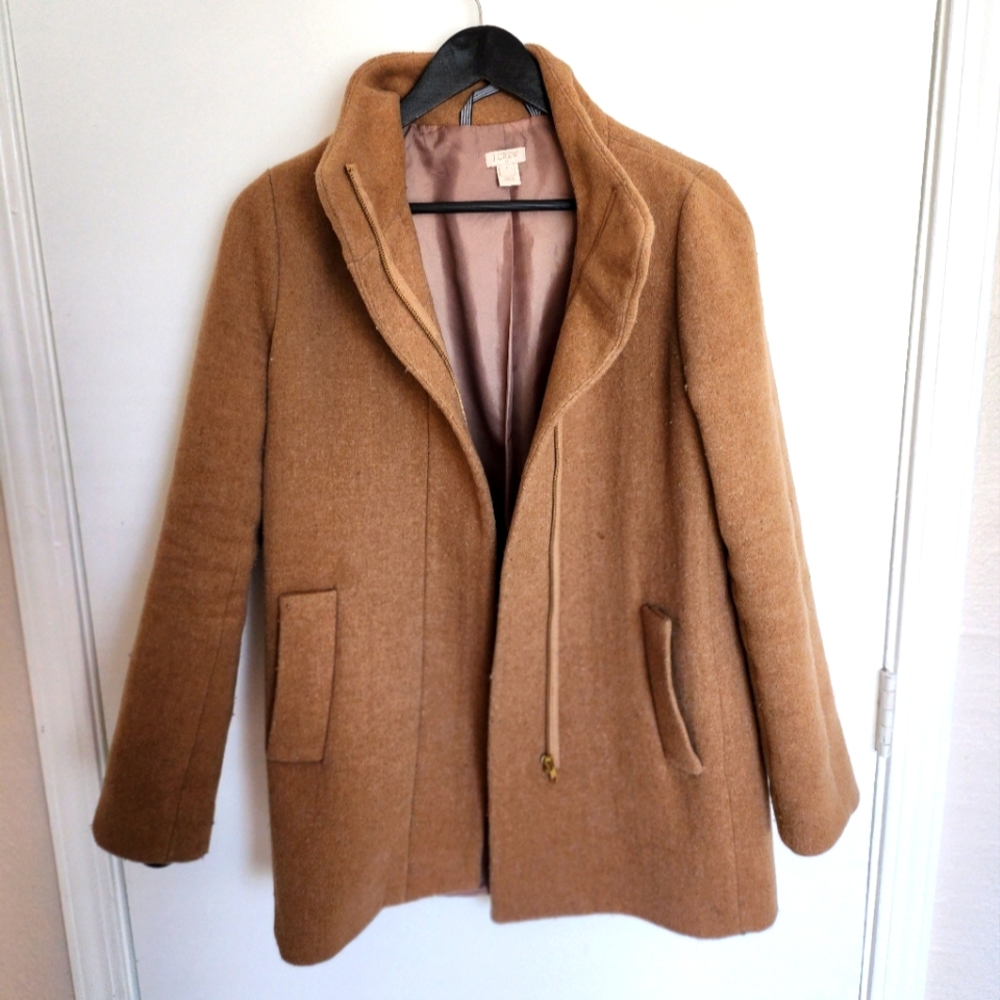 J. Crew City Coat in Acorn